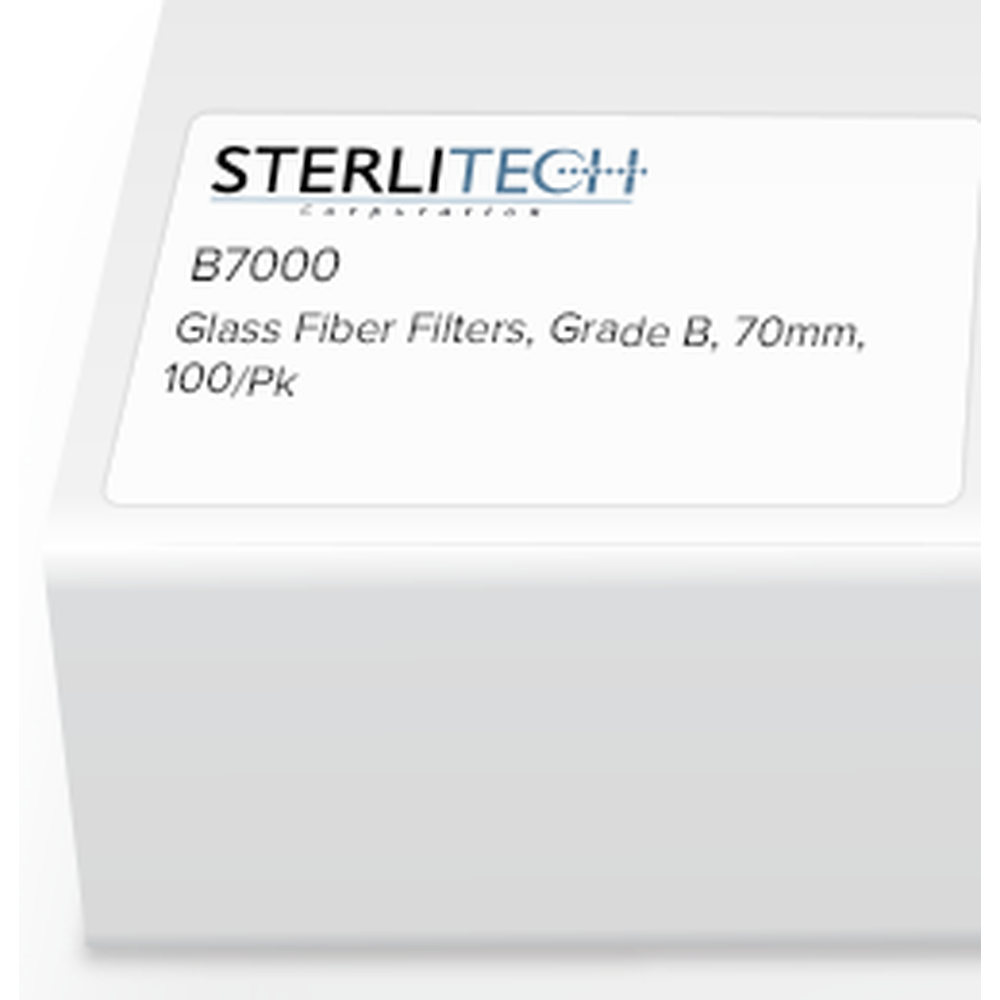 Grade B Borosilicate Glass Microfiber, 70mm, 100/Pk